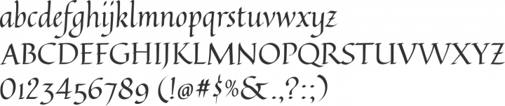 Quintessential Font Specimen