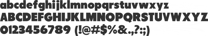 Tondu Font Specimen