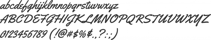 Yellowtail Font Specimen