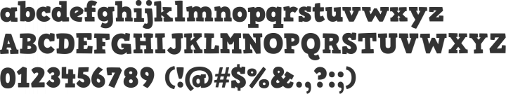HVD Comic Serif Pro Font Specimen