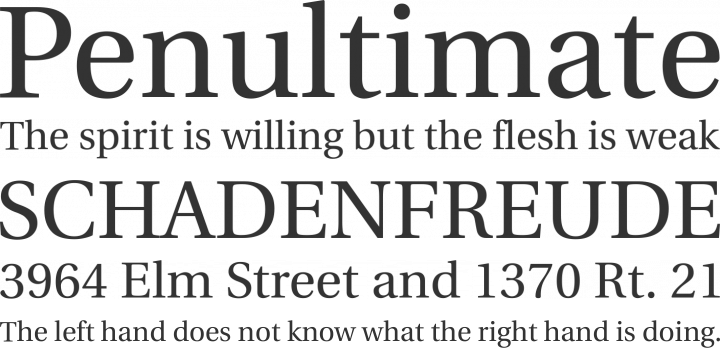 Heuristica Font Phrases