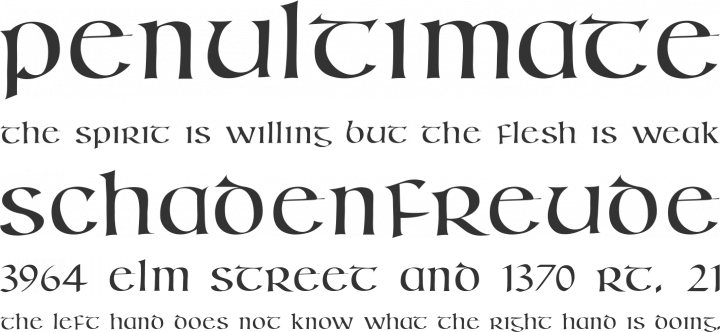 Kells SD Font Phrases