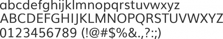 Muli Font Specimen