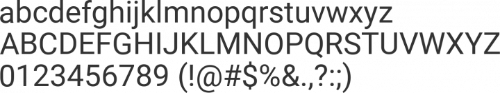 Roboto 2014 Font Specimen