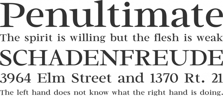 Radley Font Phrases