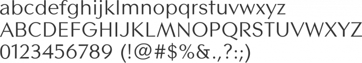 Contax Sans Font Specimen