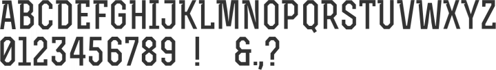 Rex Font Specimen