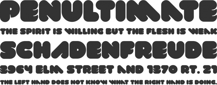 VAL Font Phrases